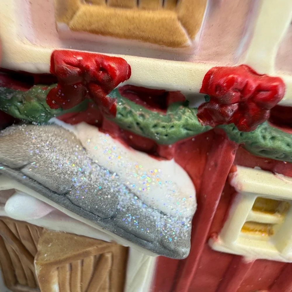 VTG‎ Stubby's Toy Mill Santakin's Village Christmas Village Home Decor Porcelain